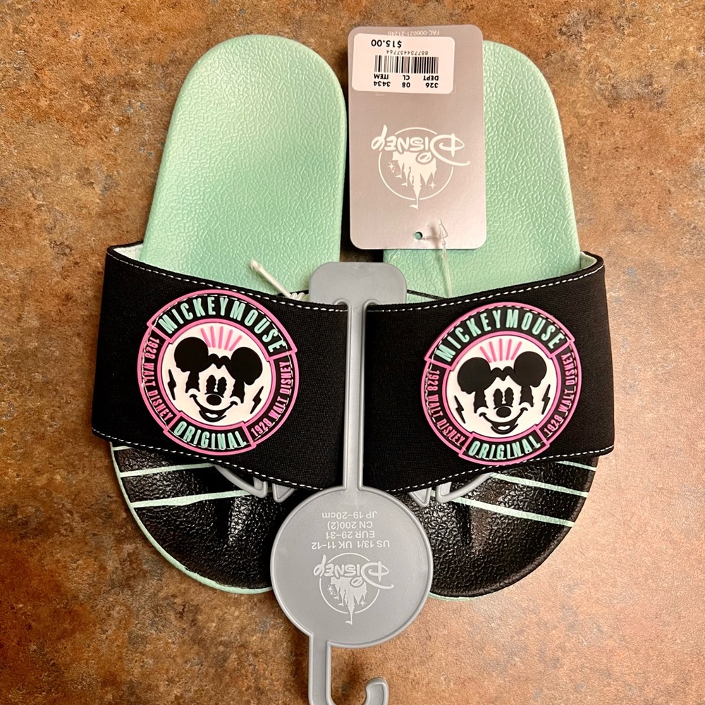 Mickey Mouse Boys Sandal Slides, size 13/1